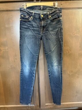 7 for all man Gwenevere skinny jeans size 28